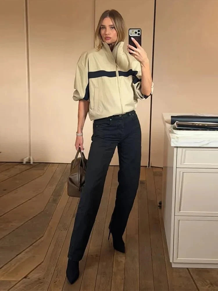 Emilia Oversized Bomber Jacket