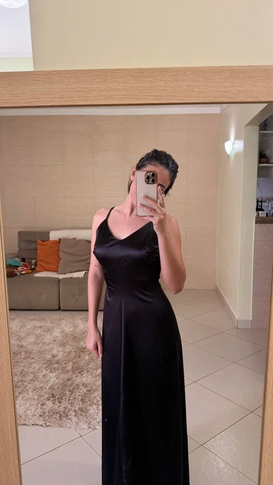 ZEYA - Rikka Satin Backless Maxi Dress