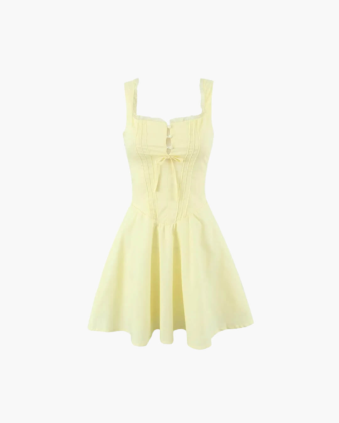 Evelyn Mini-Kleid mit Schnürdetail am Rücken