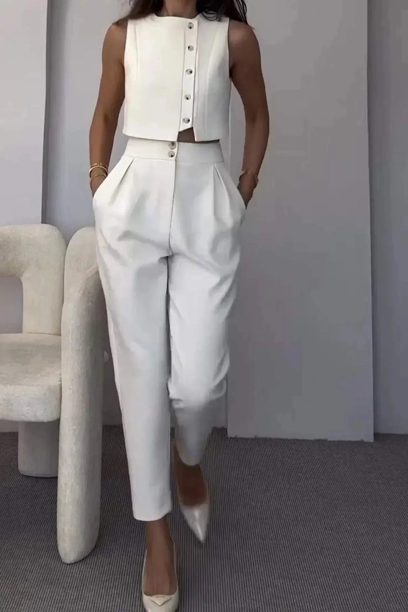 Hayley Cropped Top Zweiteiler