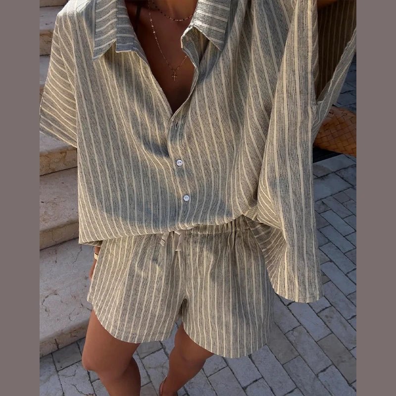 Mara gestreiftes Shorts-Set