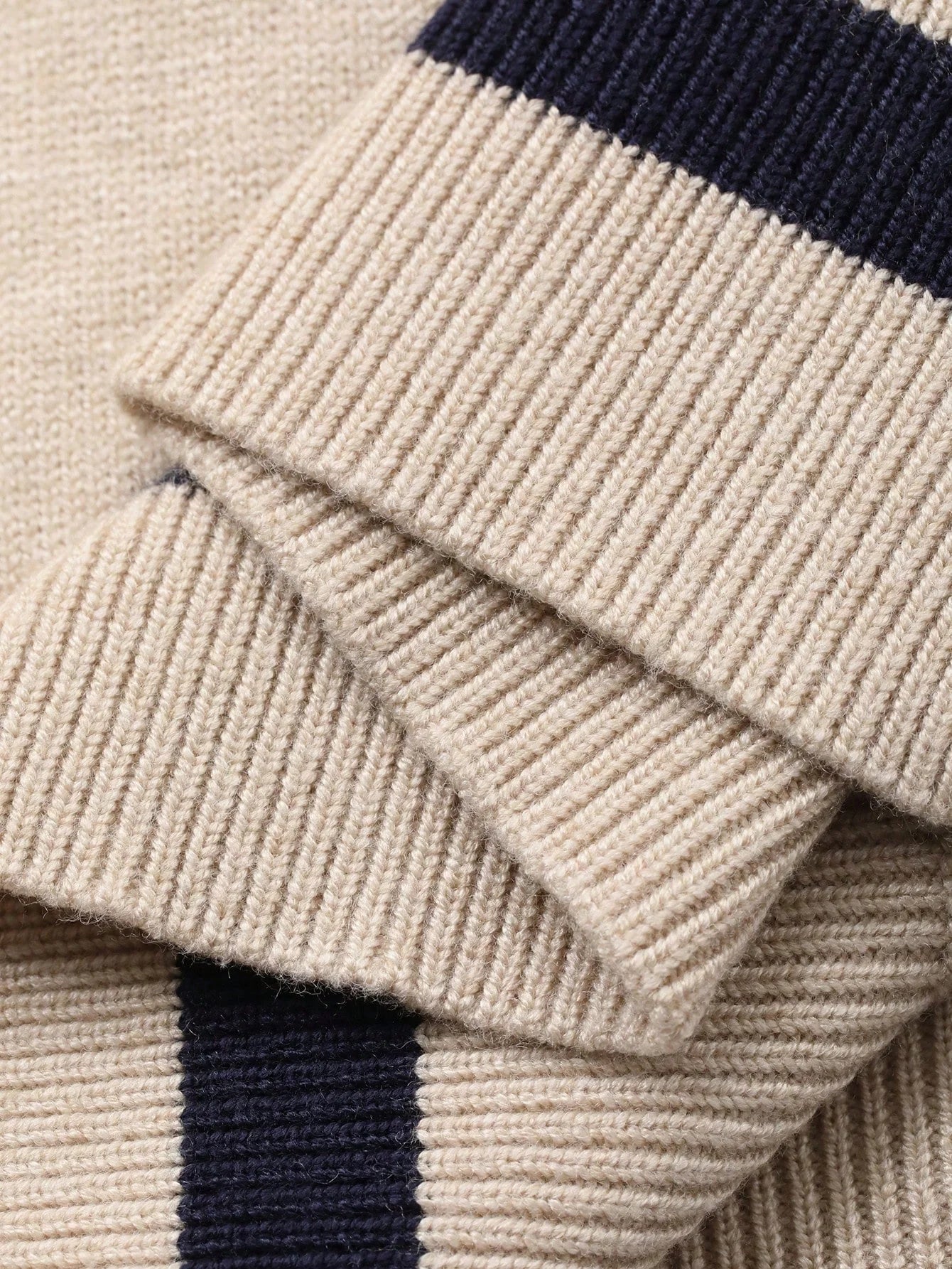 Nina Color Block Strickpolo
