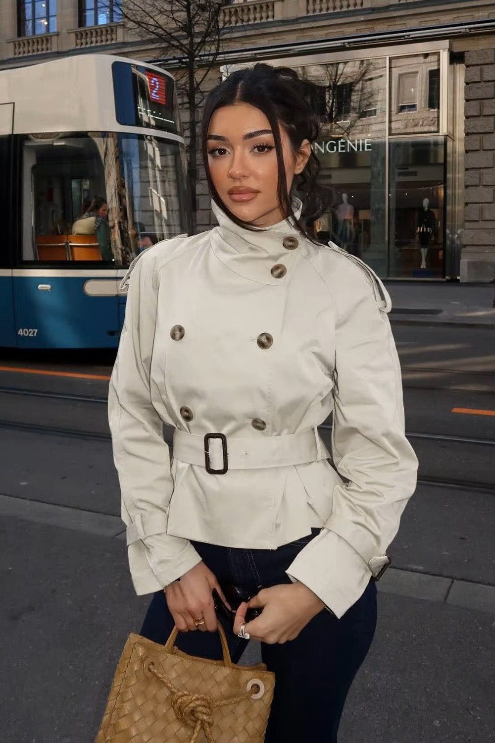 ZEYA - Amelie Belted Trench Coat