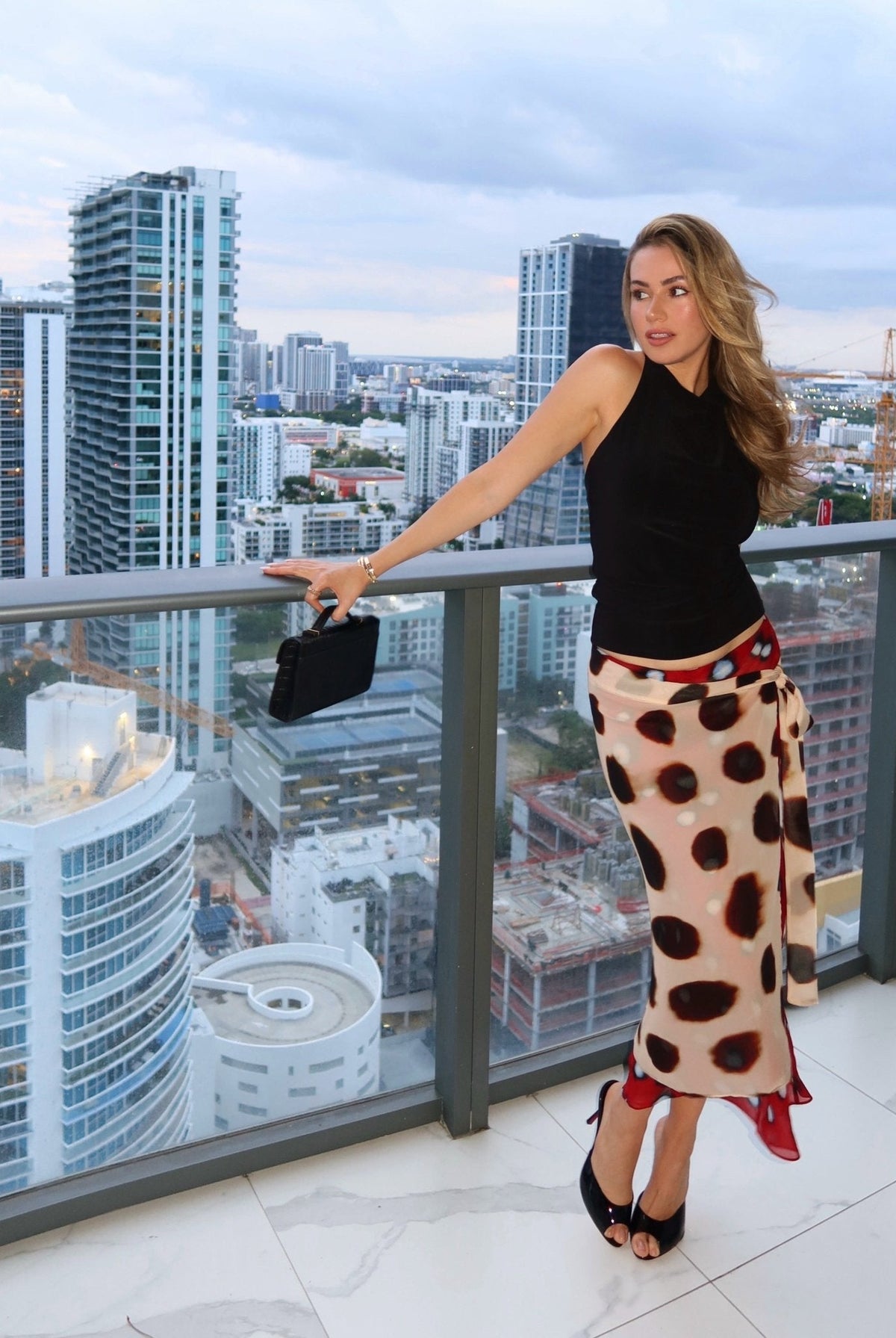 ZEYA - Amelie Wrap Midi Skirt Scarf