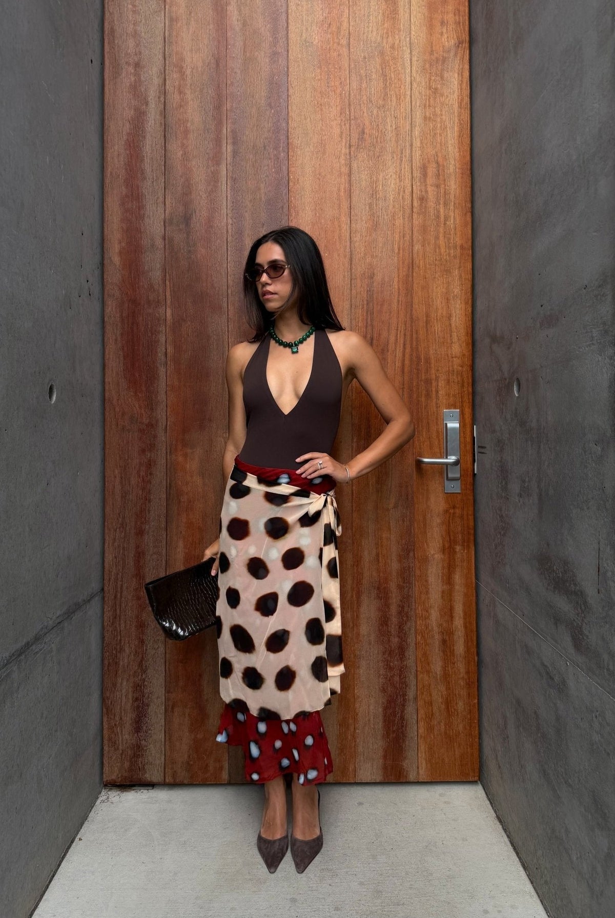ZEYA - Amelie Wrap Midi Skirt Scarf
