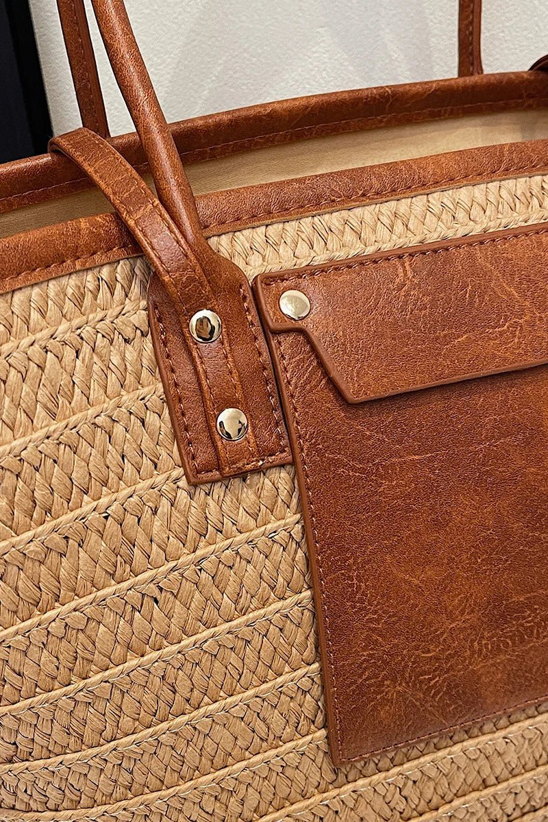 ZEYA - Aneyla Forest Woven Single - Shoulder Tote