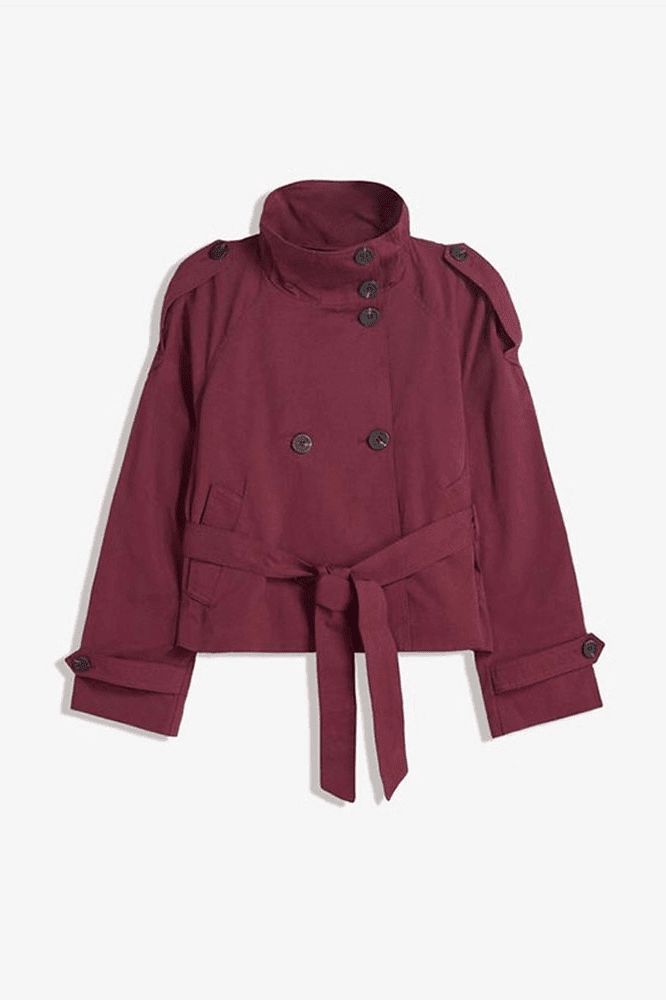 ZEYA - Anna Belted Short Trench Coat