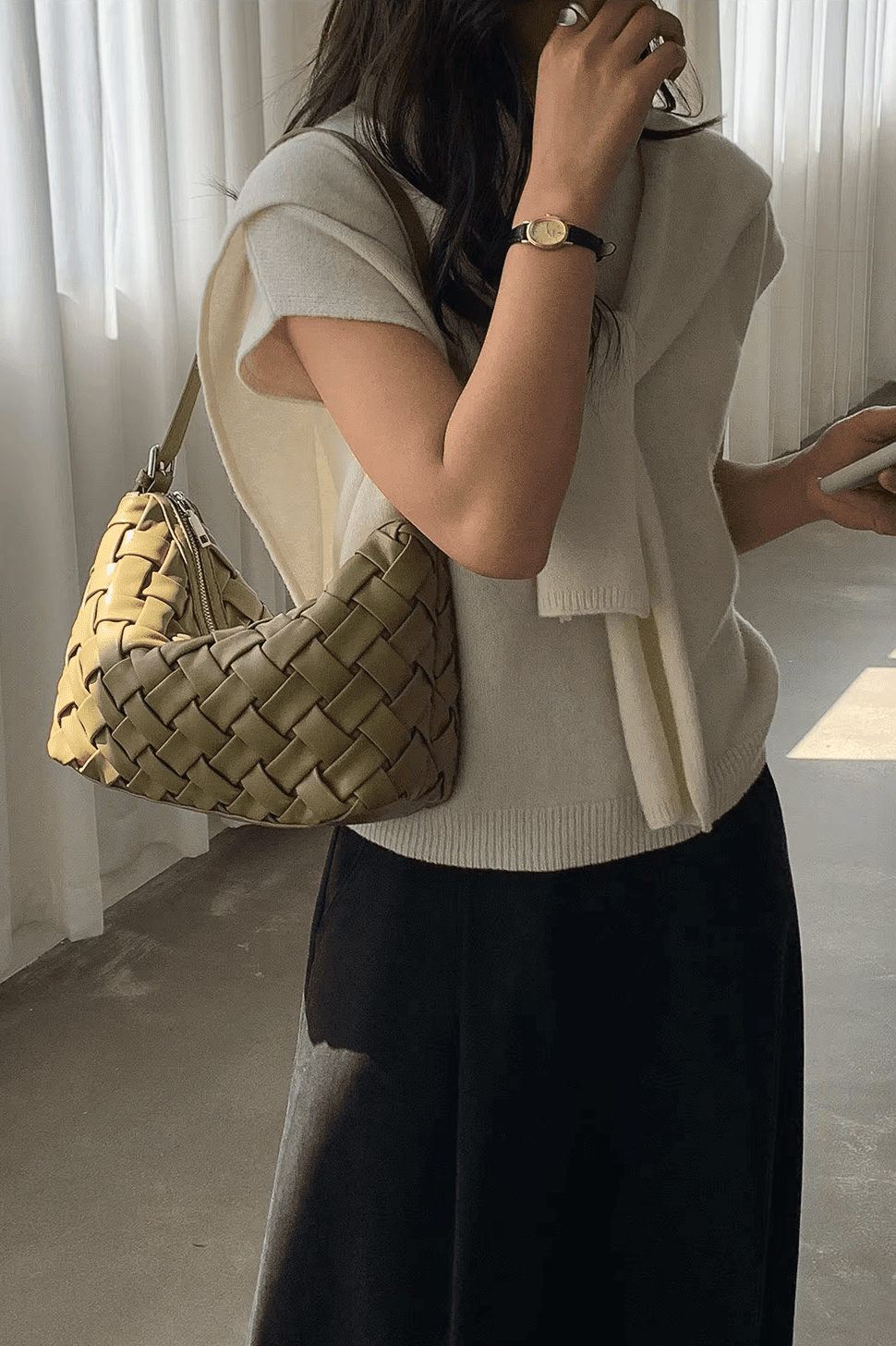ZEYA - Annie Minimalist Hobo Shoulder Bag