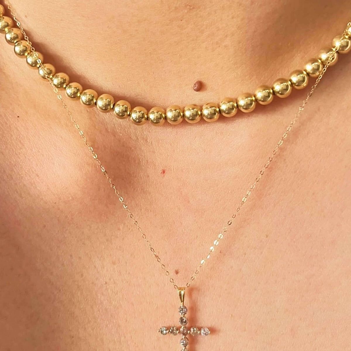 ZEYA - Ariadne Cross Necklace