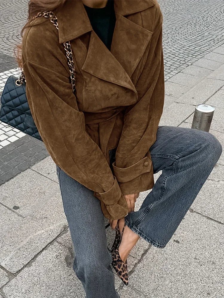 ZEYA - Ariana Retro Suede Jacket