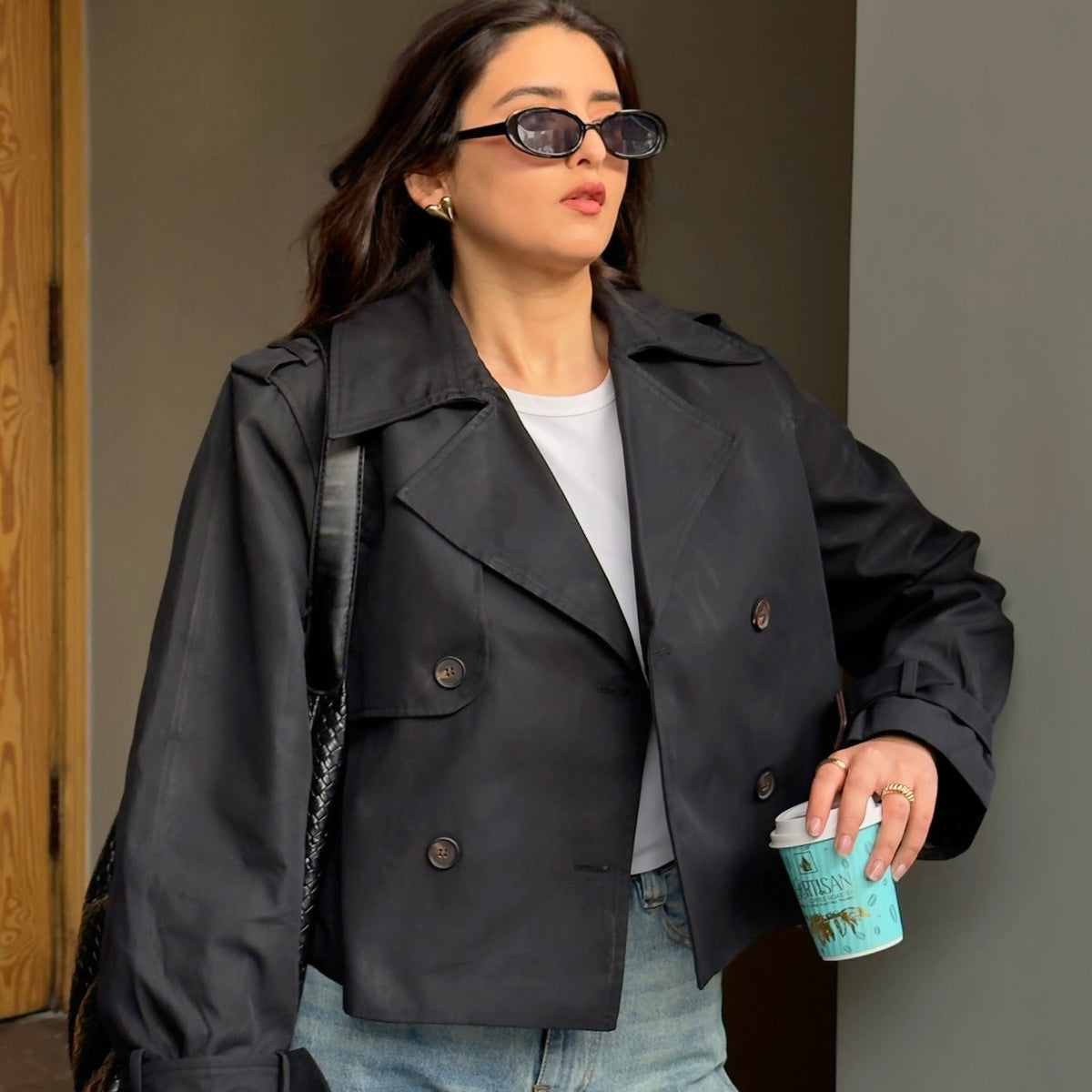 ZEYA - Bettany Cropped Trench Coat