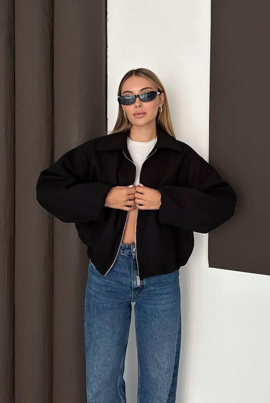 ZEYA - Bianca Puffed Bomber Jacket