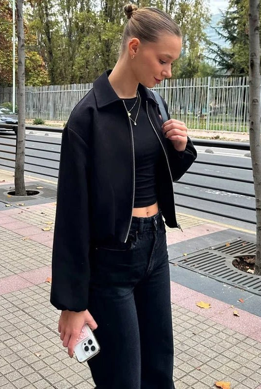 ZEYA - Bianca Puffed Bomber Jacket
