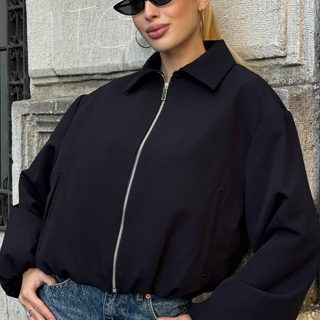 ZEYA - Bianca Puffed Bomber Jacket