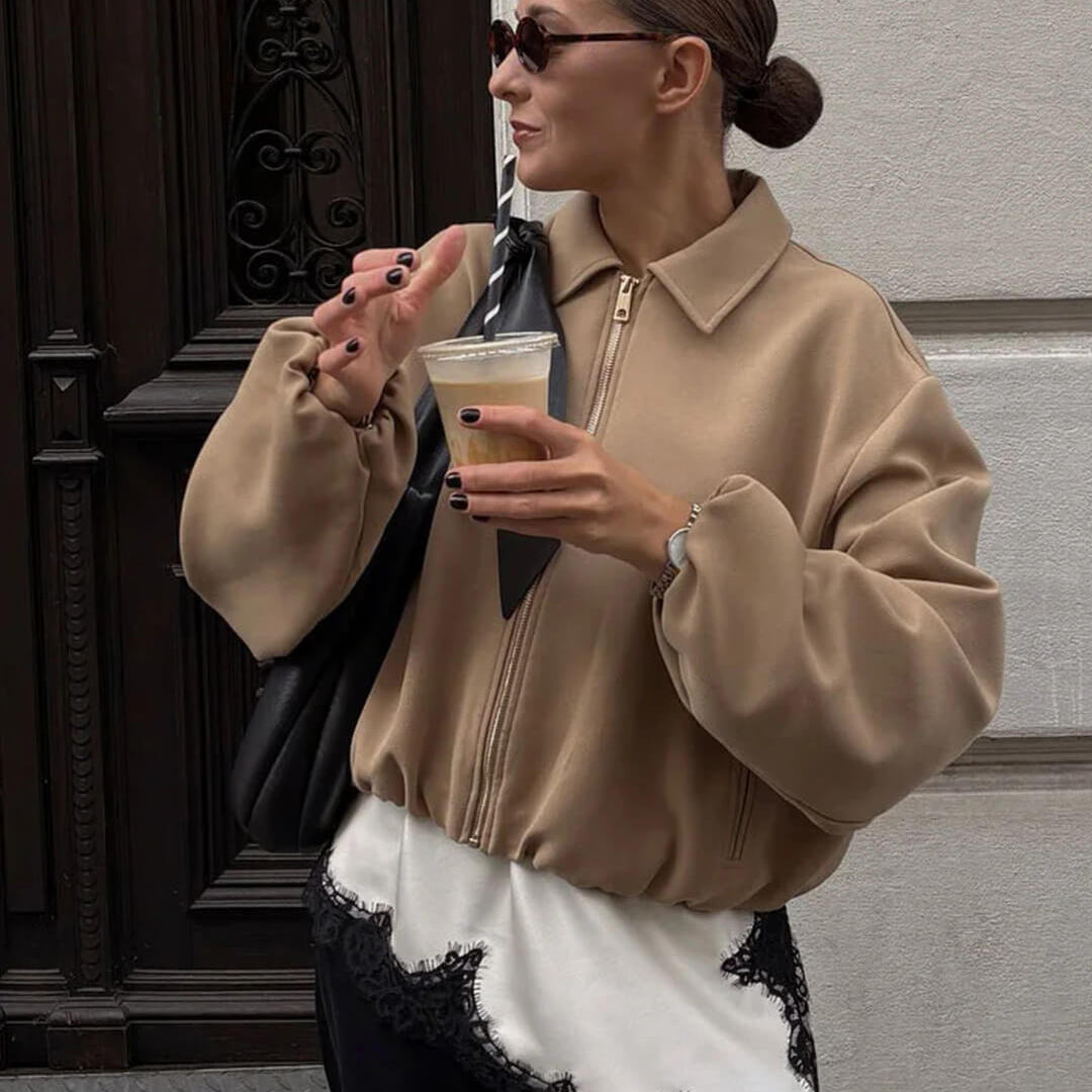 ZEYA - Bianca Puffed Bomber Jacket