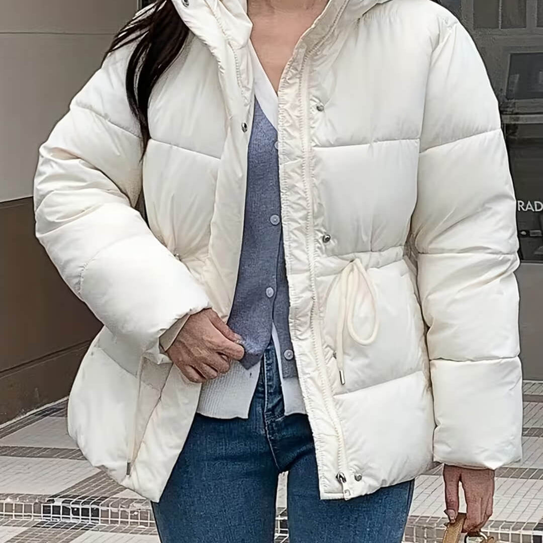 ZEYA - Carmen Oversized Drawstring Waist Puffer Jacket