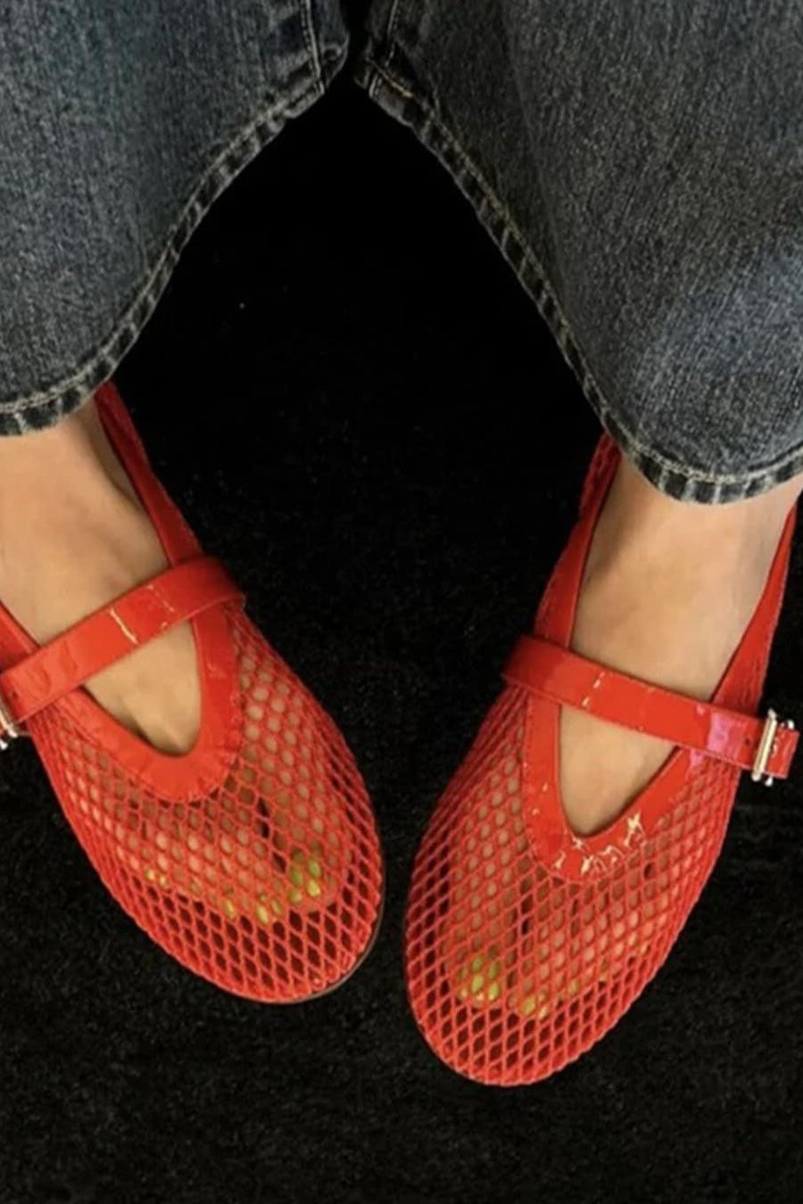 ZEYA - Cassia Mesh Ballet Flats