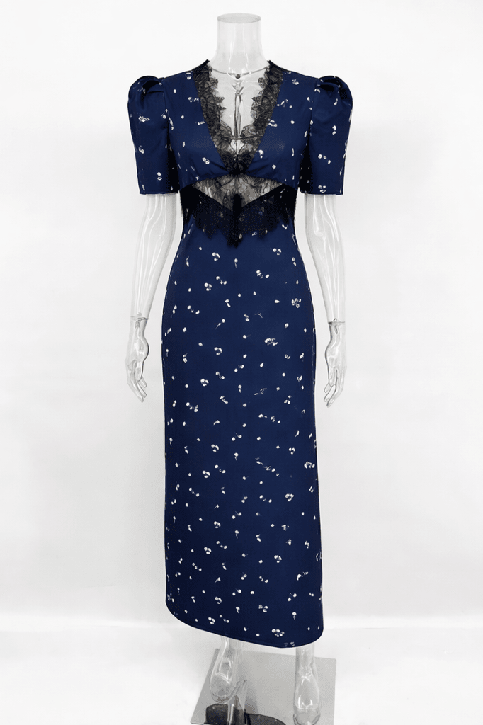 ZEYA - Celeste Puff Sleeve Lace Dress