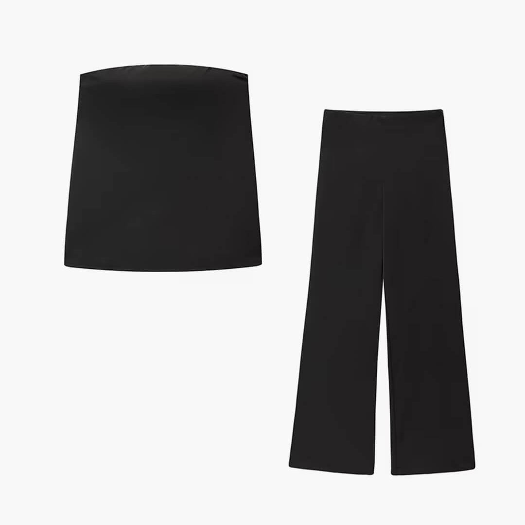 ZEYA - Claudia Satin Bandeau Set