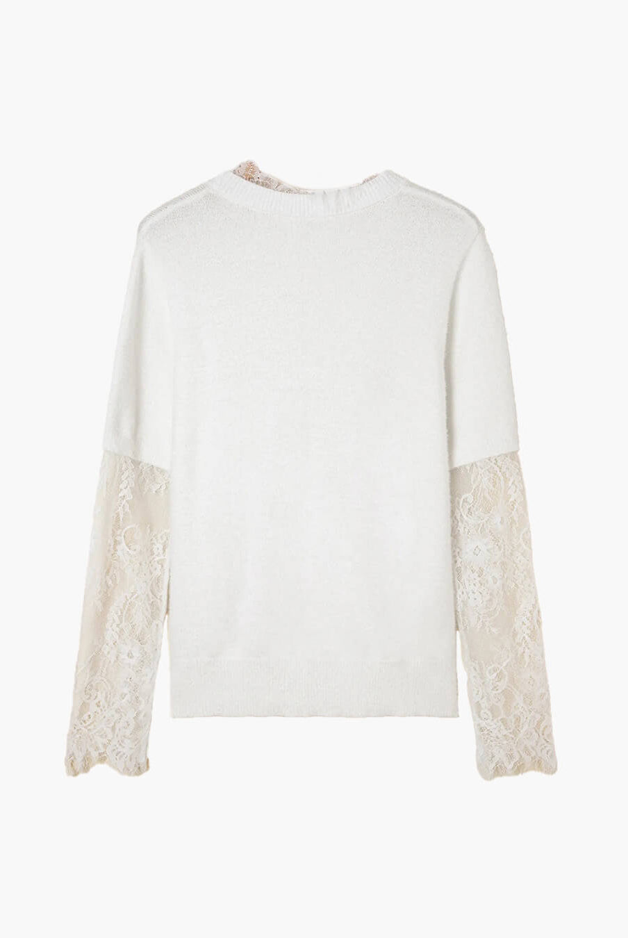ZEYA - Colbie Lace Sleeves Sweater