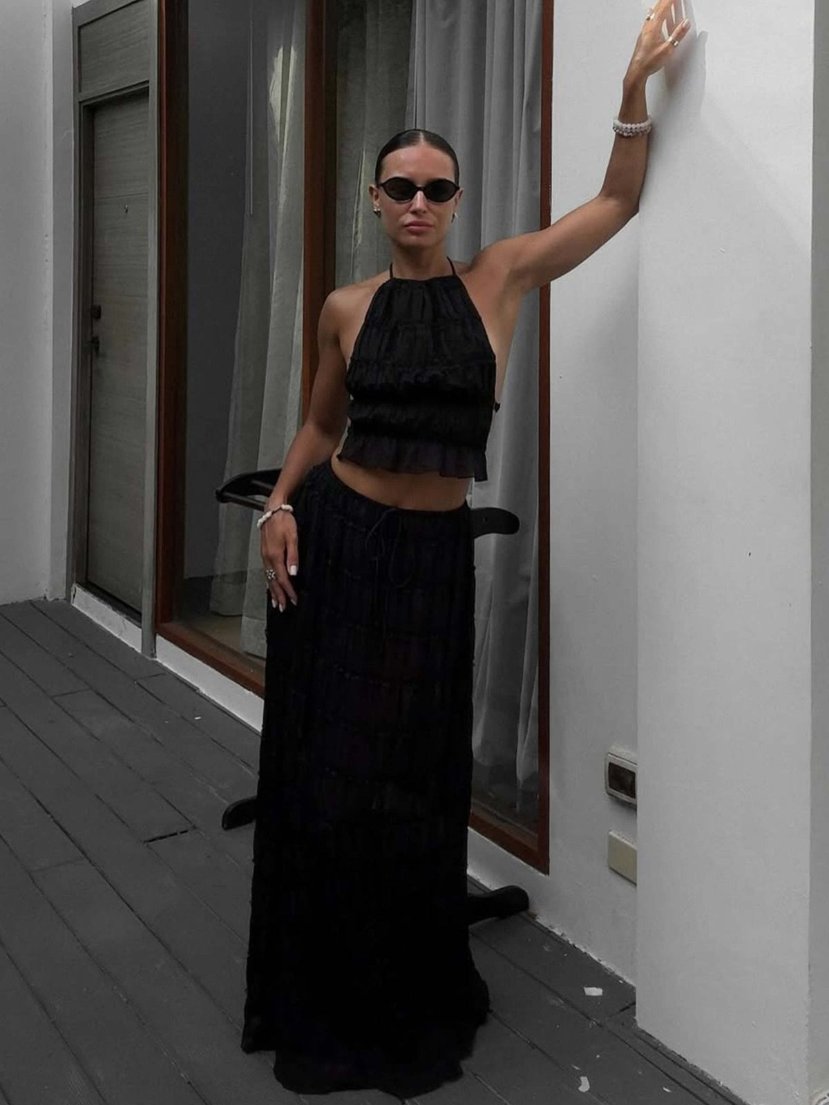 ZEYA - Danica Two - Piece Set with Frill Details