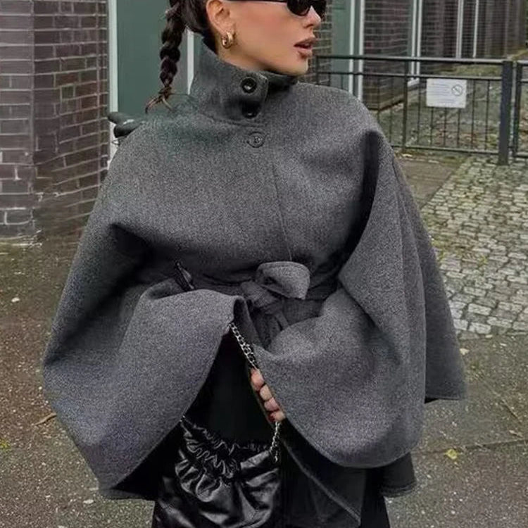 ZEYA - Daniela Belted Cape Jacket
