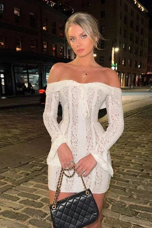 ZEYA - Delphine Off-Shoulder Mini Dress