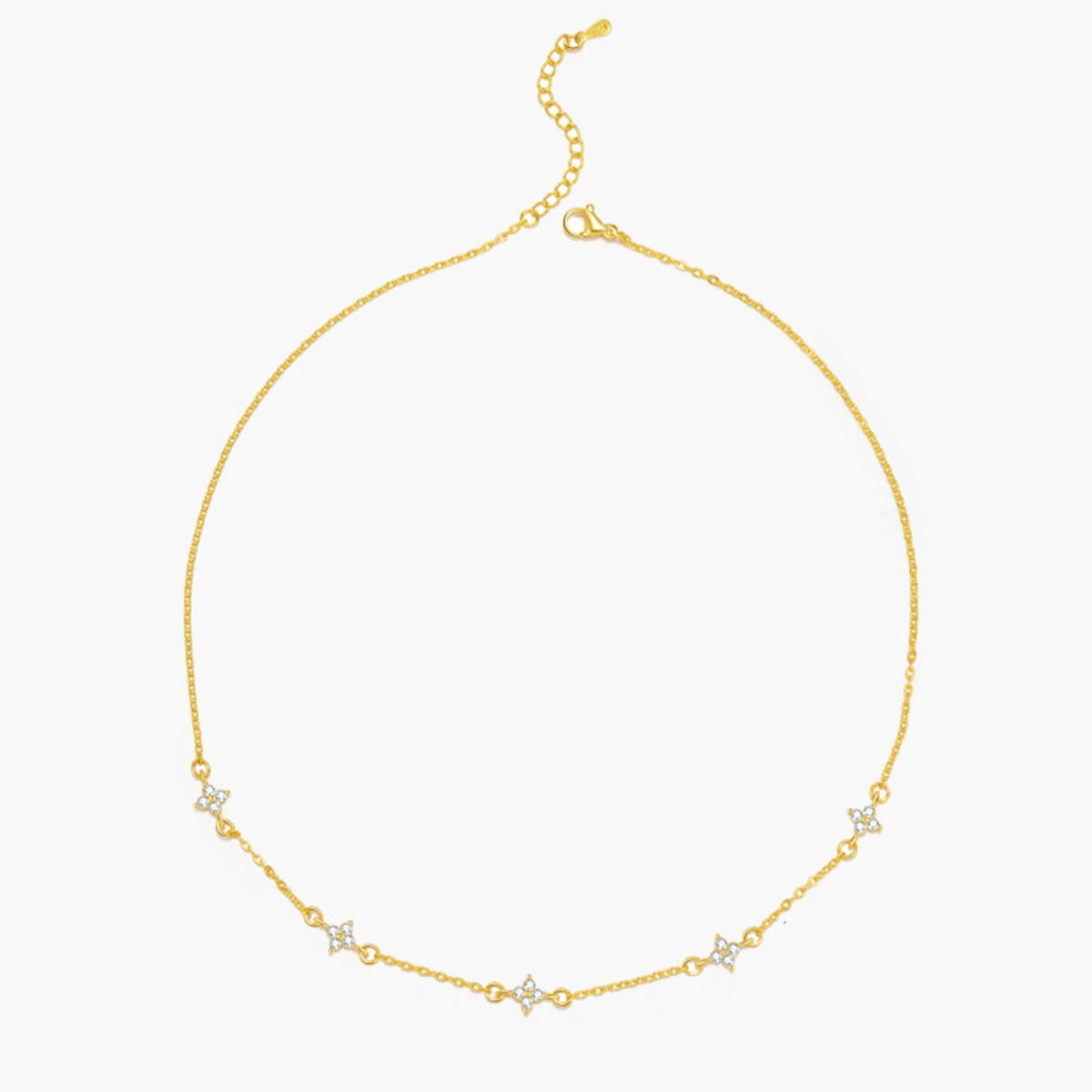 ZEYA - Dina Flower Zirconia Necklace