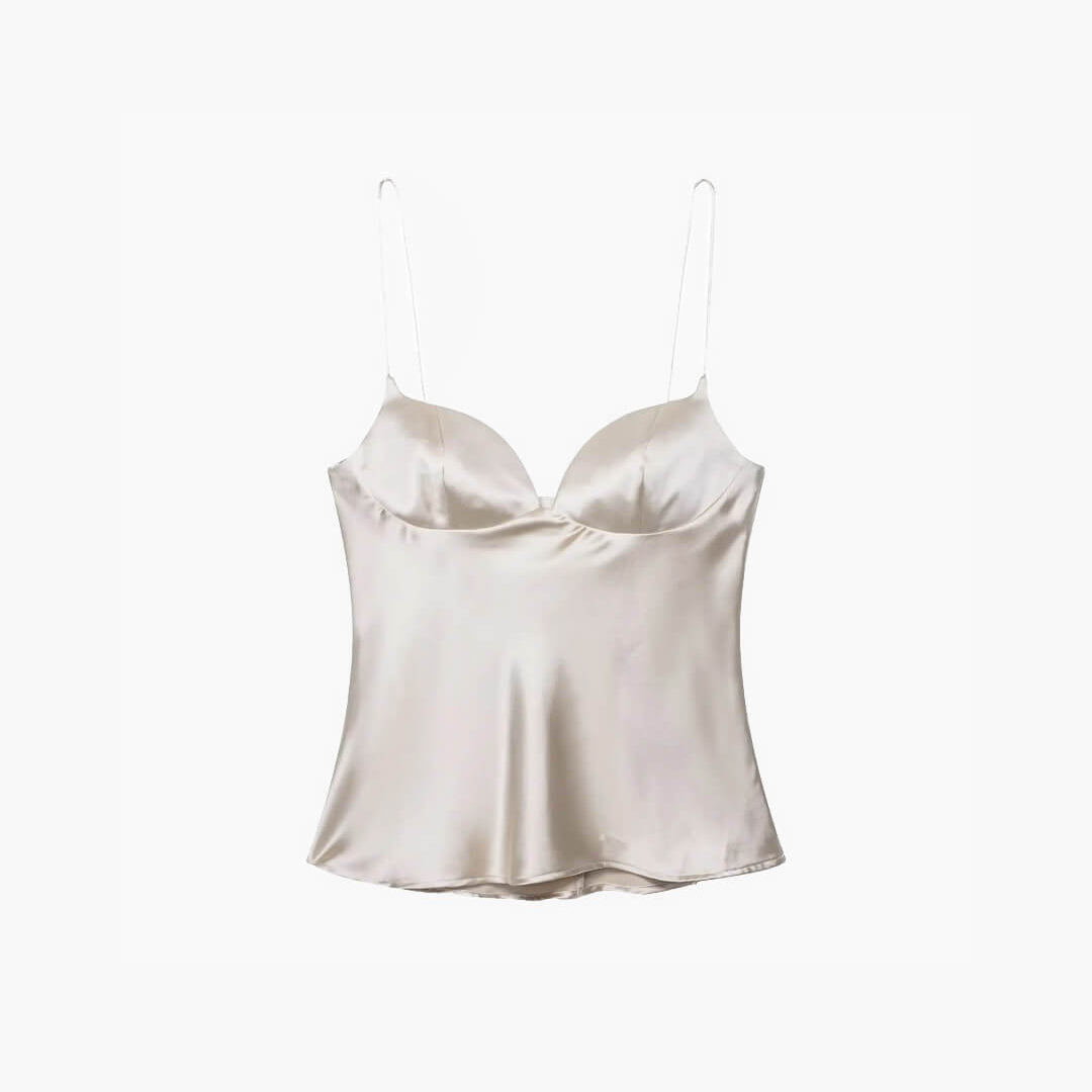 ZEYA - Elizabeth Satin Sling Top