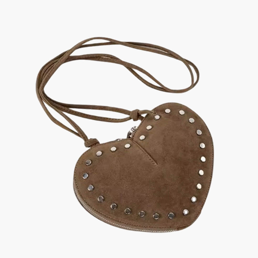 ZEYA - Esther Vintage Faux Suede Crossbody Bag