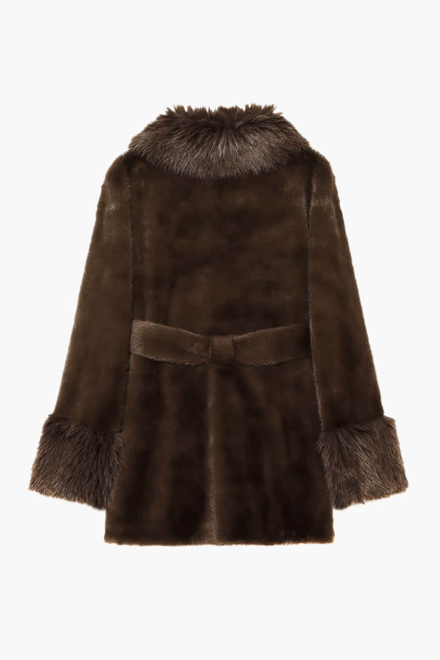 ZEYA - Eva Belted Faux Fur Coat