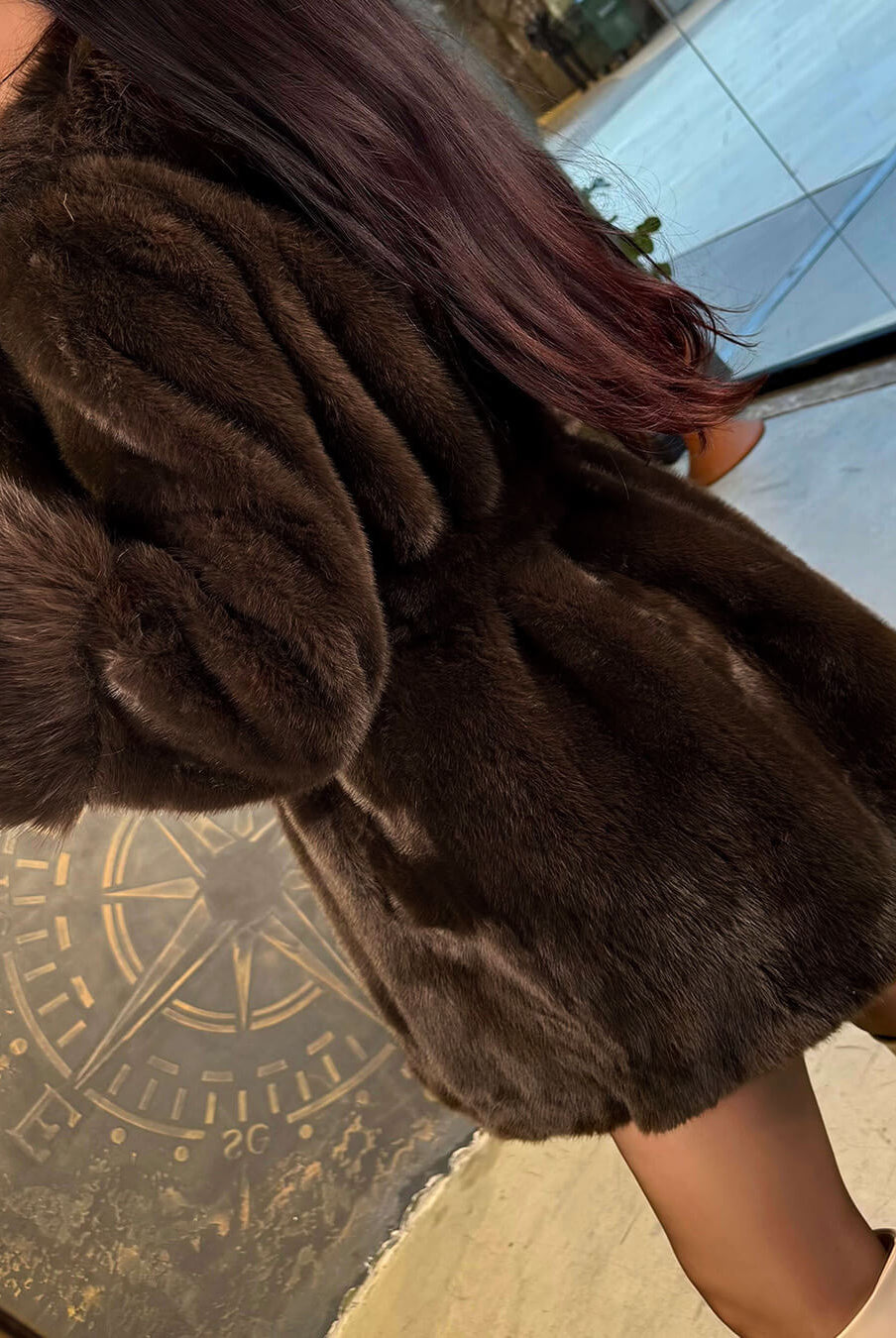 ZEYA - Eva Belted Faux Fur Coat