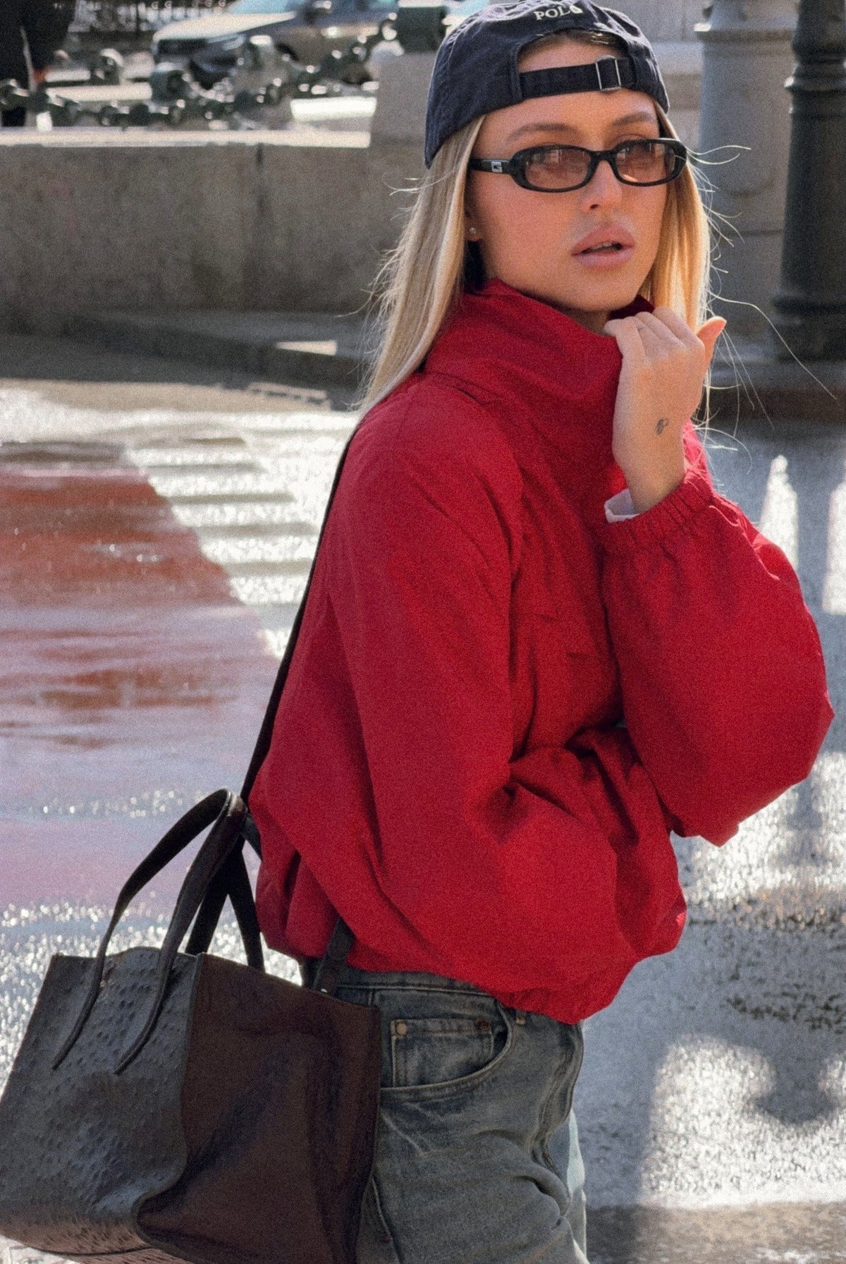 ZEYA - Fiona Funnel Neck Windbreaker Jacket