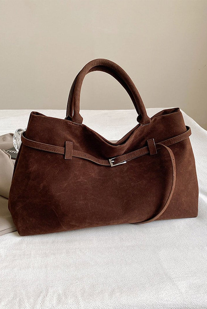 ZEYA - Fiona Suede Crossbody Bag