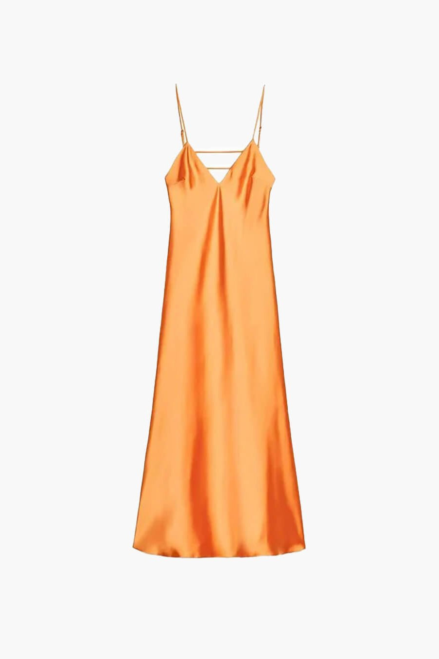 ZEYA - Fiora Satin Backless Maxi Dress