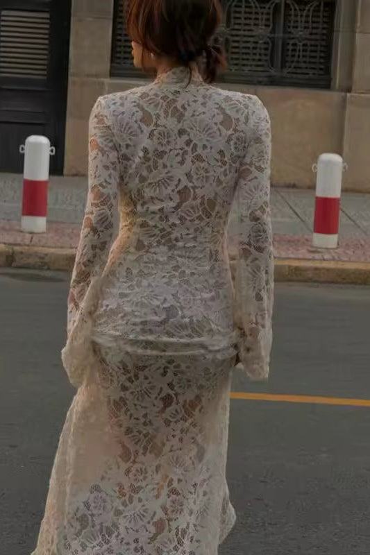 ZEYA - Florencia French Lace Tie Dress