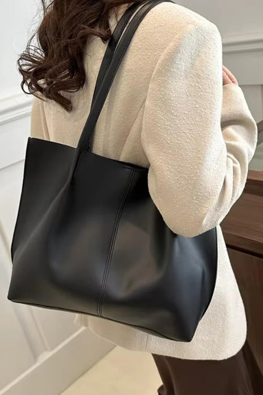 ZEYA - Francesca Faux Leather Tote Bag