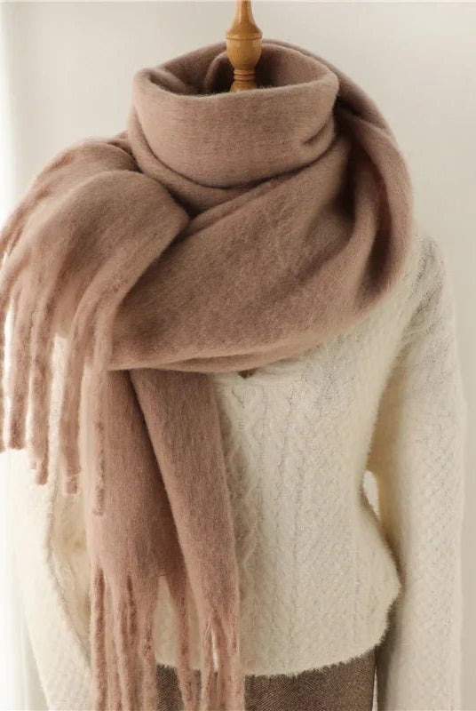 ZEYA - Gabriella Tasseled Winter Scarf