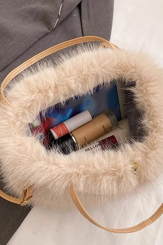 ZEYA - Giselle Faux Fur Crossbody Bag