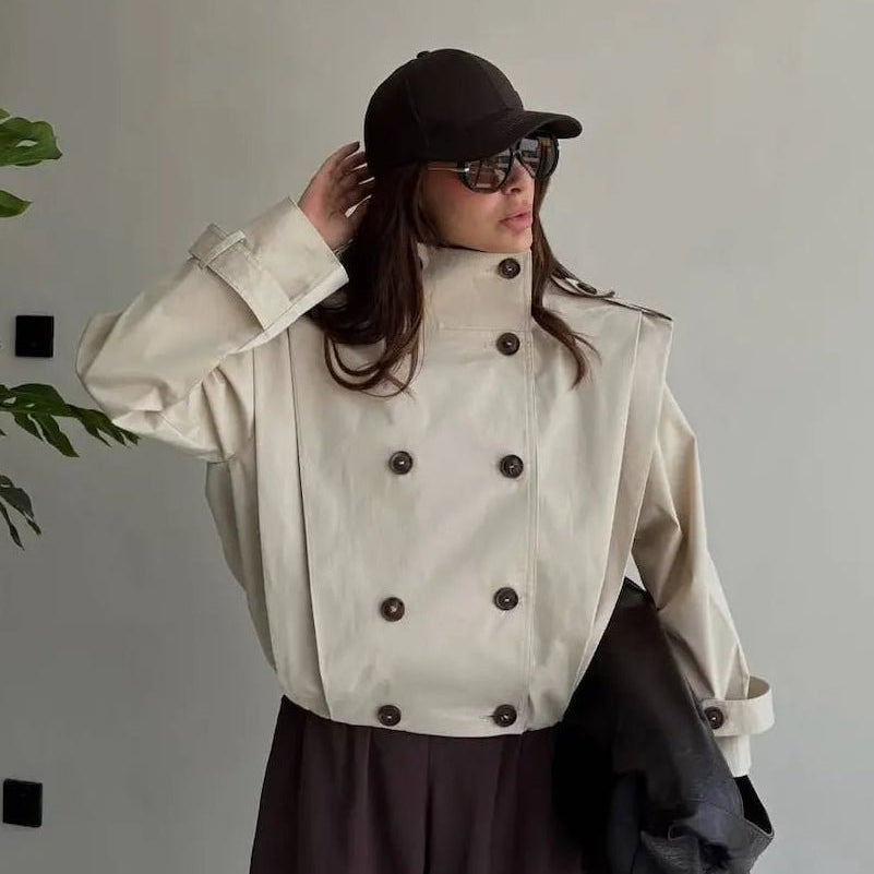 ZEYA - Gloria Pleated Trench Coat