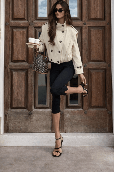 ZEYA - Gloria Pleated Trench Coat