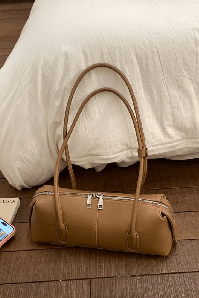 ZEYA - Hannah Cylindrical Leather Shoulder Bag