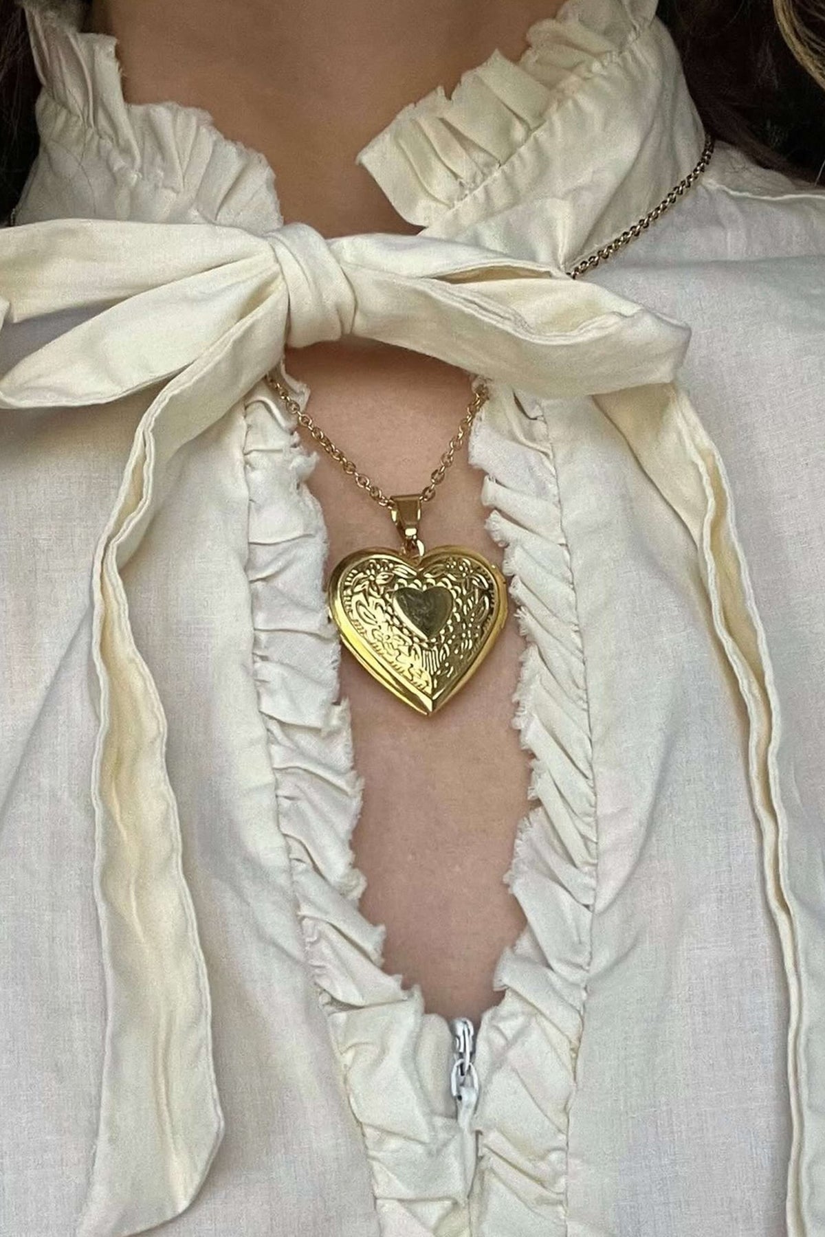 ZEYA - Heart Locket Necklace