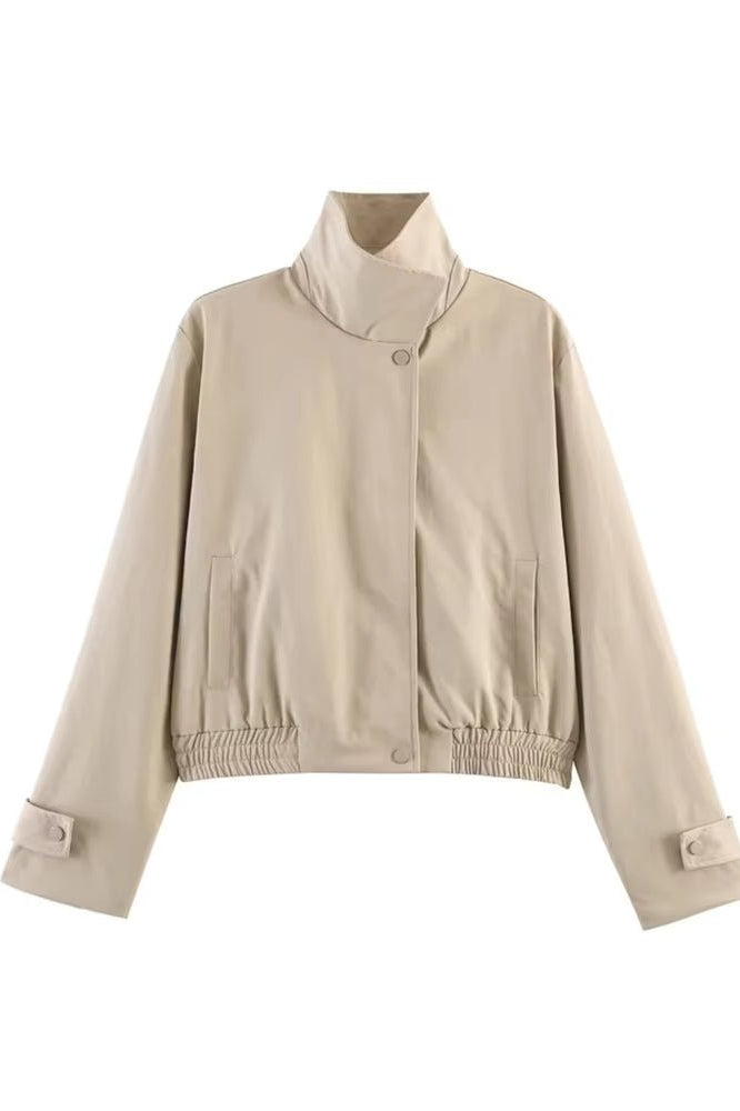 ZEYA - Helena Cropped Bomber Jacket