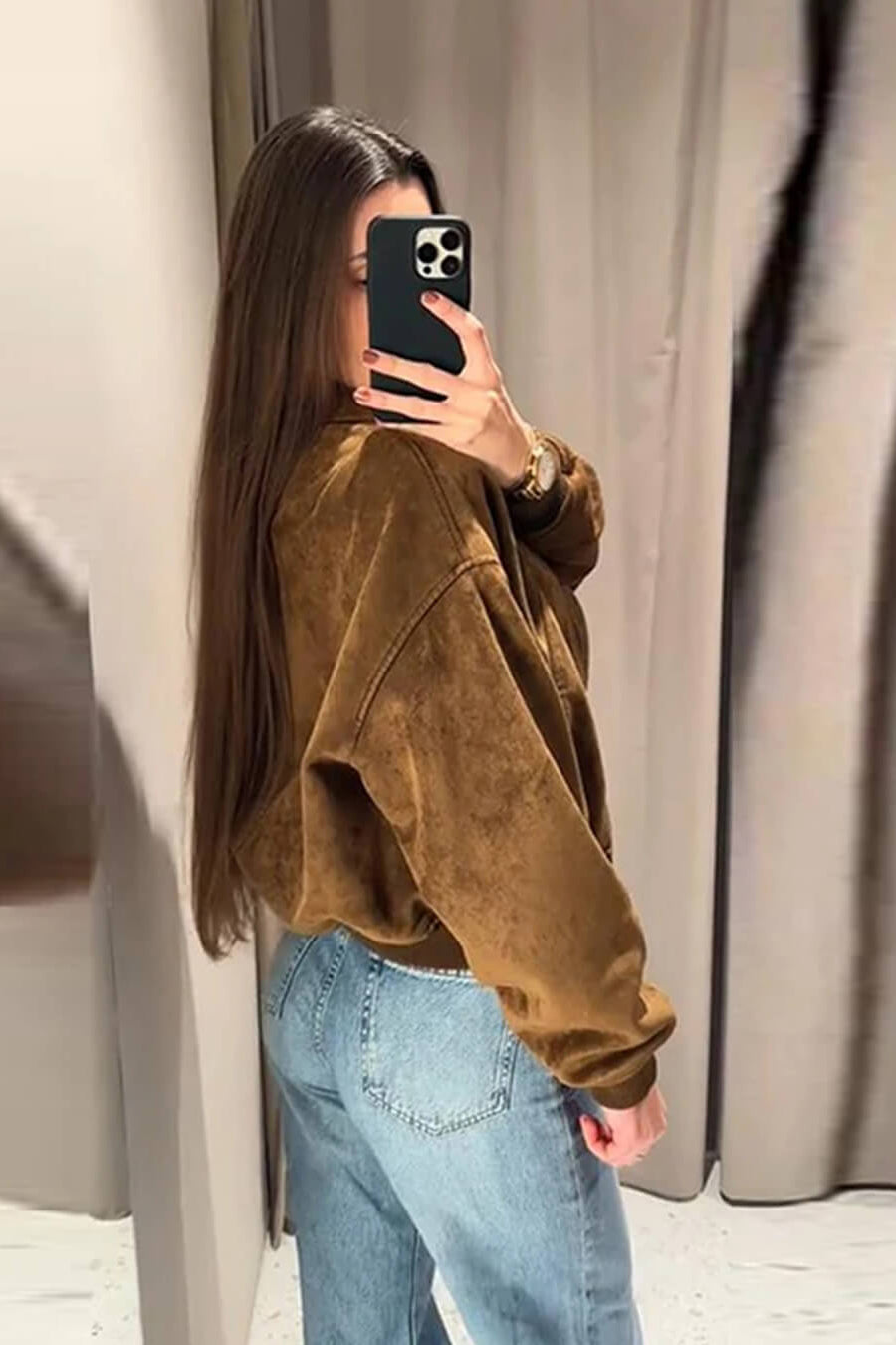 ZEYA - Helena Faux Suede Jacket