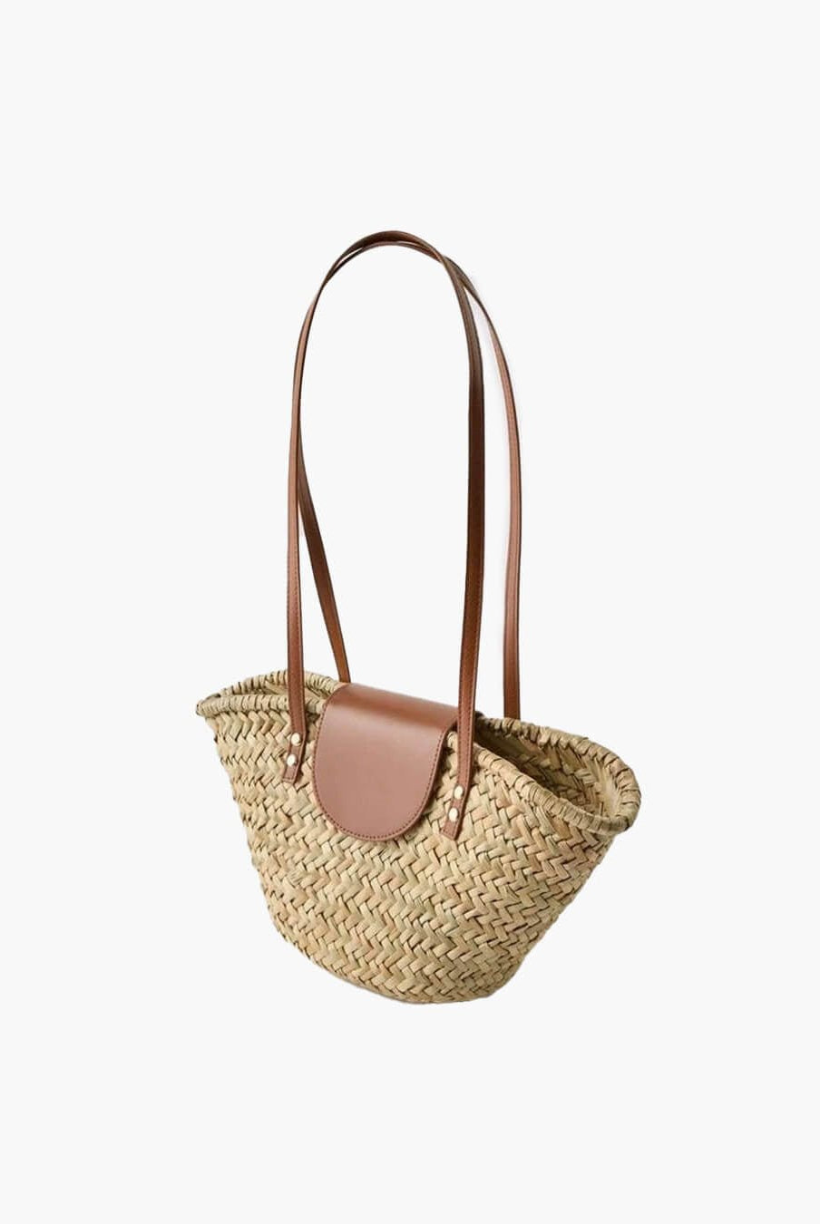 ZEYA - Ingela Woven Rattan Shoulder Bag