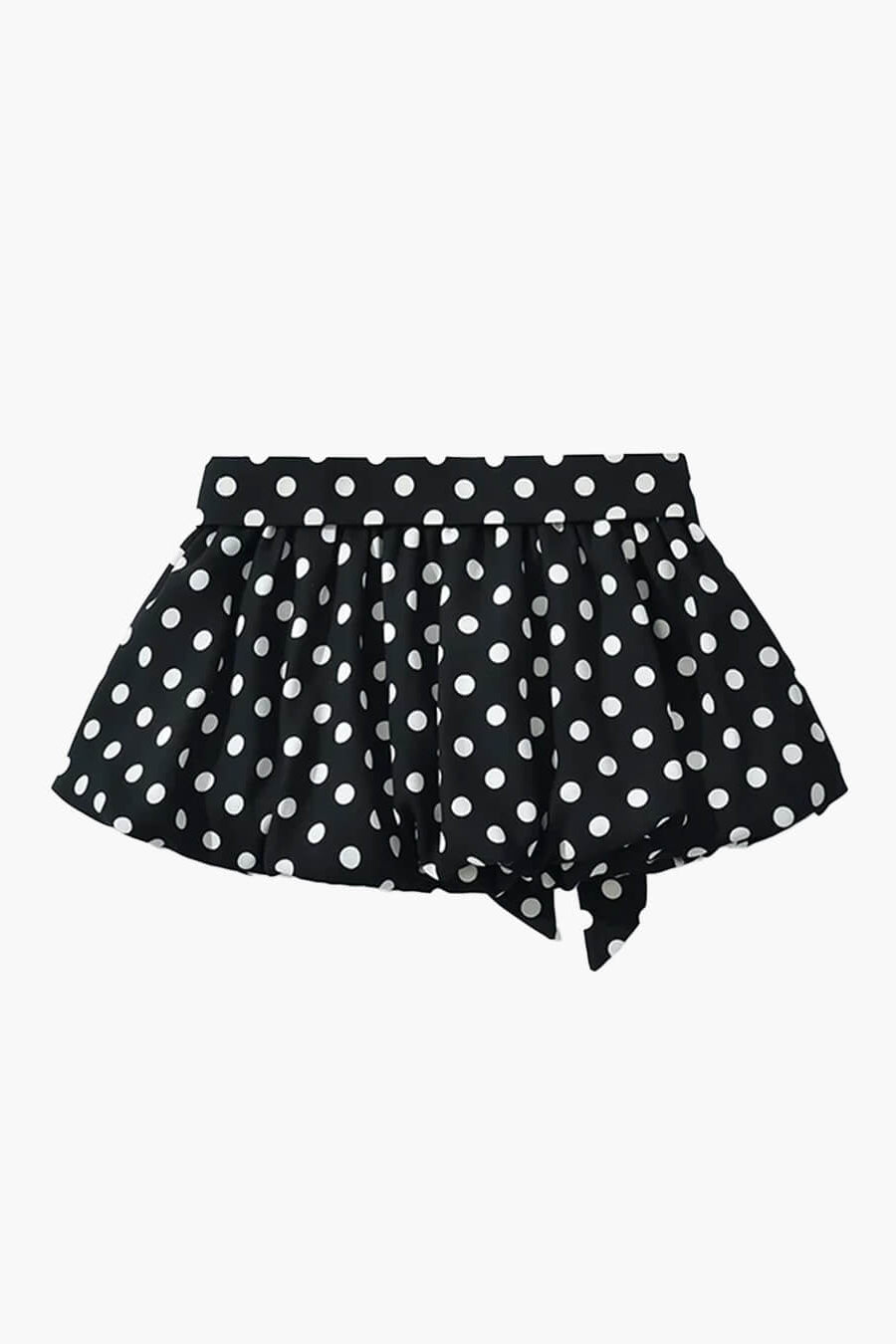 ZEYA - Jenny Polka Dot Elastic Waist Mini Skirt