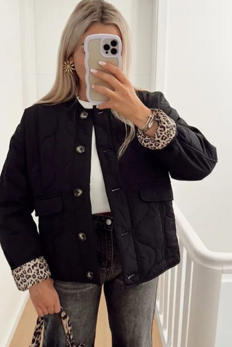 ZEYA - Julia Quilted Bomber Jacket
