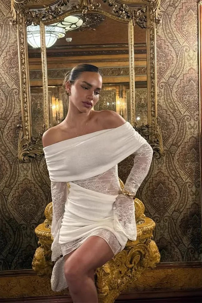 ZEYA - Karen Off - Shoulder Mini Dress