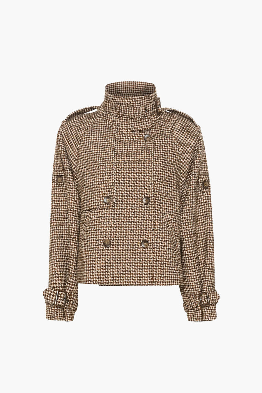 ZEYA - Katrina Checked Wool Coat